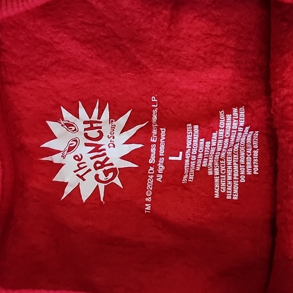 The Grinch Dr Seuss Sweatshirt And Sweatpants Set. - Picture 5 of 5
